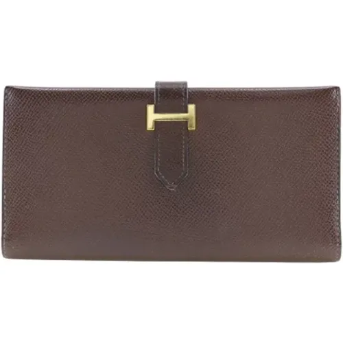 Pre-owned Wallets, female, , Size: ONE SIZE Pre-owned Leather wallets - Hermès Vintage - Modalova