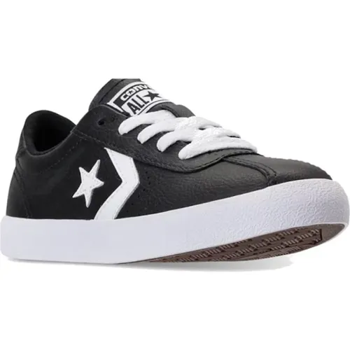 Retro Schwarze Ledersneakers - Converse - Modalova