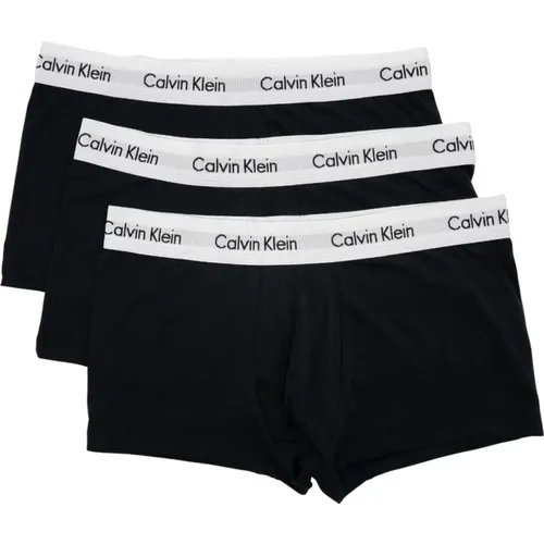 Bottoms, male, , Size: XL 3 Pack Low Rise Trunk Heupboxer Set - Calvin Klein - Modalova