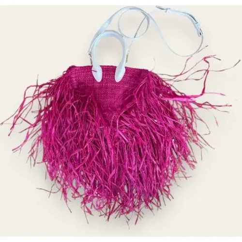 Pre-owned Handbags, unisex, , Size: ONE SIZE Pre-owned Raffia handbags - Jacquemus Pre-owned - Modalova