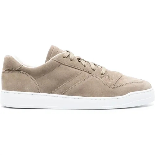 Sneakers, male, , Size: 7 US Suede Sneakers - Doucal's - Modalova