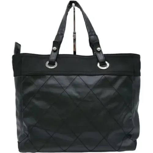 Pre-owned Tote Bags, female, , Size: ONE SIZE Pre-owned Coated canvas chanel-bags - Chanel Vintage - Modalova