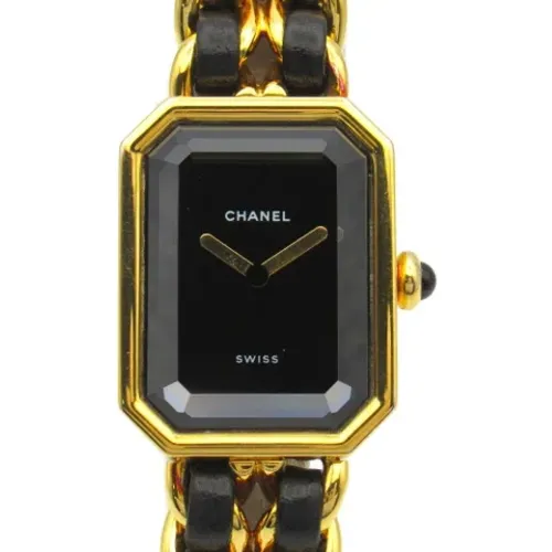 Pre-owned Watches, female, , Size: ONE SIZE Pre-owned Leather watches - Chanel Vintage - Modalova