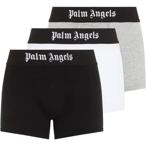 Bottoms, male, , Size: S Colorful Boxer Briefs Tripack - Palm Angels - Modalova