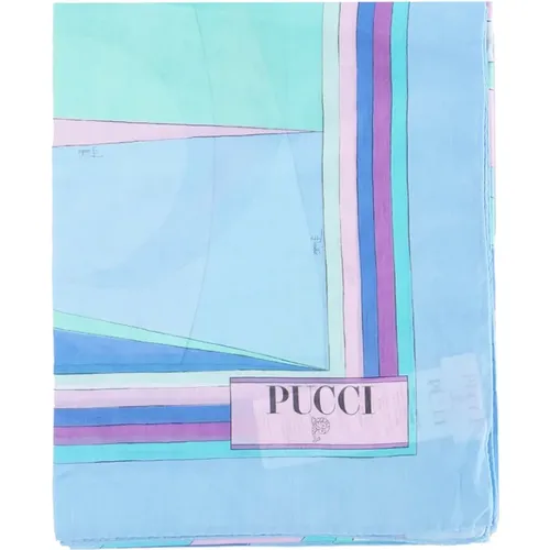 Luxurious Purple Mix Towel with Pucci Logo , female, Sizes: ONE SIZE - EMILIO PUCCI - Modalova