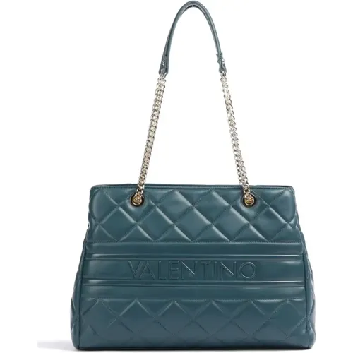 Teal Ada Synthetische Einkaufstasche - Valentino by Mario Valentino - Modalova