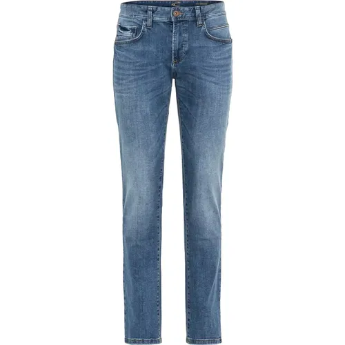 Regular Fit 5-Pocket Jeans aus Baumwolle , Herren, Größe: W33 L32 - camel active - Modalova