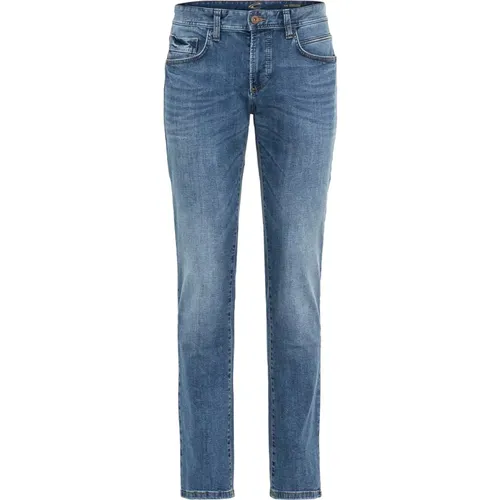 Regular Fit 5-Pocket Jeans aus Baumwolle , Herren, Größe: W36 L32 - camel active - Modalova