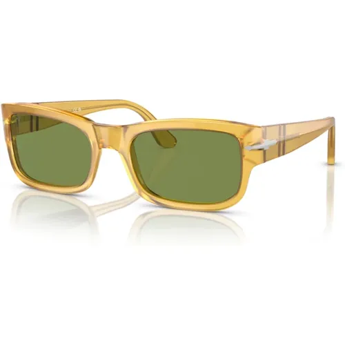 Honey/Green Sunglasses , unisex, Sizes: 57 MM - Persol - Modalova