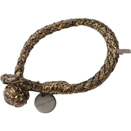 Pre-owned Jewellery, female, , Size: ONE SIZE Pre-owned Leather bracelets - Bottega Veneta Vintage - Modalova