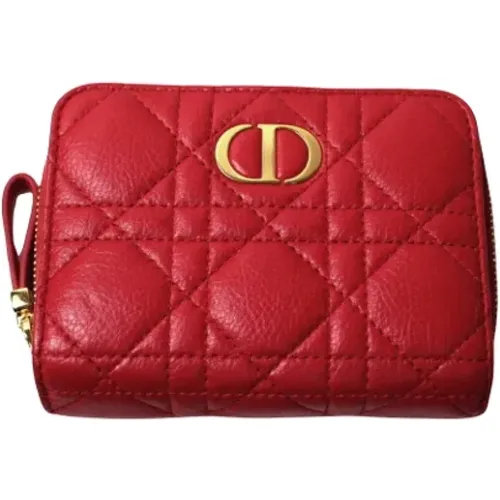 Pre-owned Wallets, female, , Size: ONE SIZE Pre-owned Leather wallets - Dior Vintage - Modalova