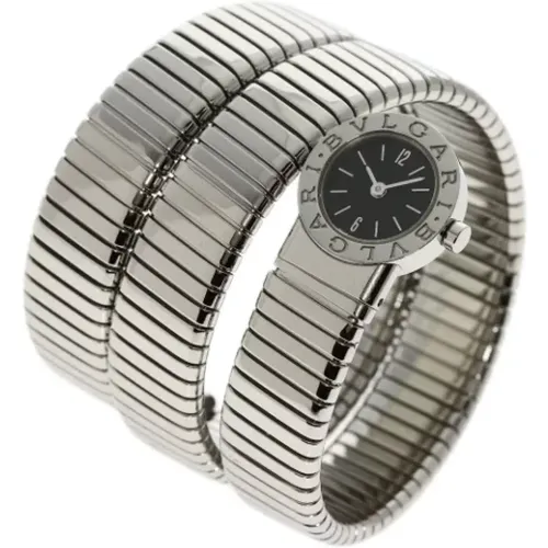 Pre-owned Watches, female, , Size: ONE SIZE Pre-owned Stainless Steel watches - Bvlgari Vintage - Modalova