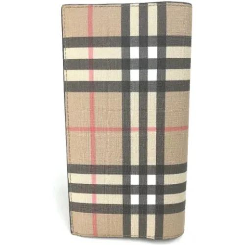 Pre-owned Wallets, female, , Size: ONE SIZE Pre-owned Leather wallets - Burberry Vintage - Modalova