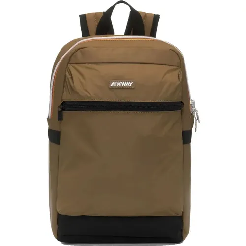 Backpacks, unisex, , Size: ONE SIZE Small Waterproof Backpack with Padded Straps - K-way - Modalova