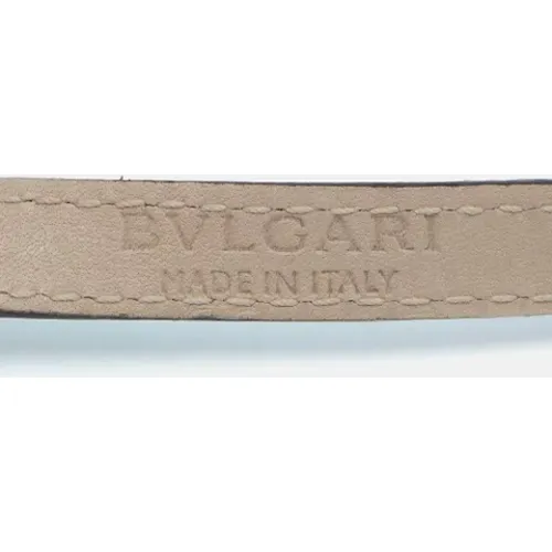 Pre-owned Leather bracelets , female, Sizes: ONE SIZE - Bvlgari Vintage - Modalova