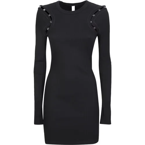 Hook and eye detail dress by . , female, Sizes: S, M - Dion Lee - Modalova