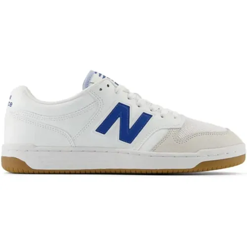 Leder-Sneaker - Weiß Blancs , Herren, Größe: 39 1/2 EU - New Balance - Modalova