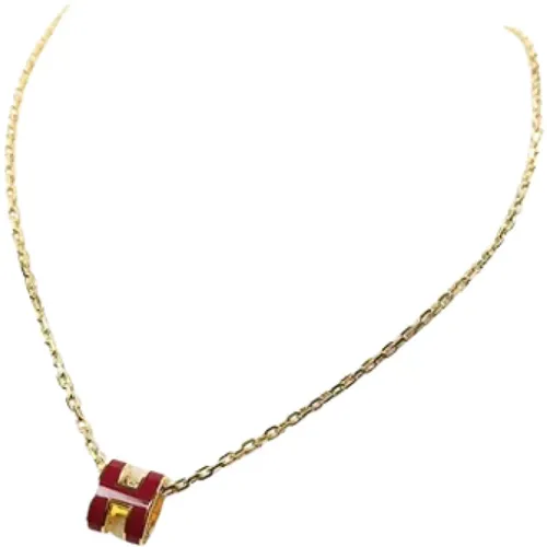 Pre-owned Jewellery, female, , Size: ONE SIZE Pre-owned Metal necklaces - Hermès Vintage - Modalova