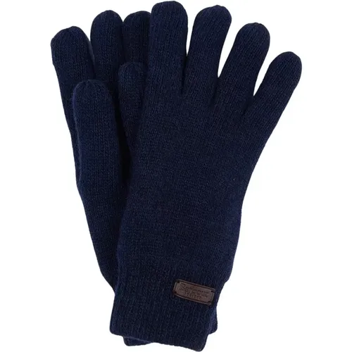 Gloves, unisex, , Size: ONE SIZE Soft Knit Gloves with Ribbed Cuffs - Barbour - Modalova