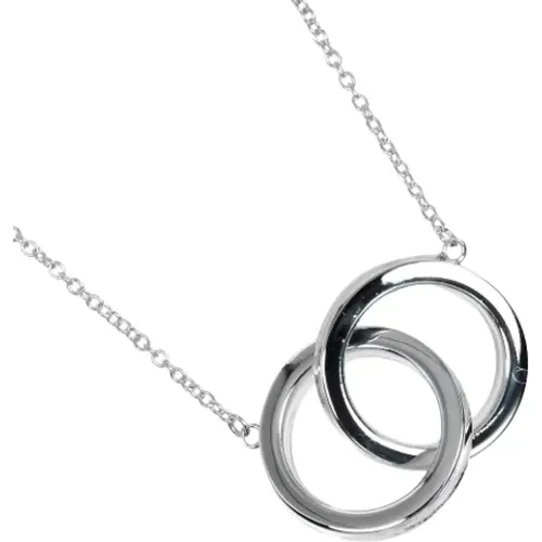 Pre-owned Jewellery, female, , Size: ONE SIZE Pre-owned Silver necklaces - Tiffany & Co. Pre-owned - Modalova