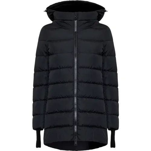 Schwarze Steppdaunenjacke , Damen, Größe: 2XL - Herno - Modalova