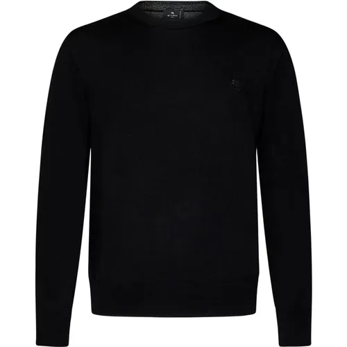 Wool Crewneck Sweater Aw24 , male, Sizes: L, S, M, XL - ETRO - Modalova