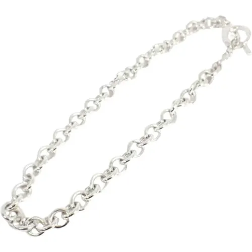 Pre-owned Jewellery, female, , Size: ONE SIZE Pre-owned Silver necklaces - Tiffany & Co. Pre-owned - Modalova