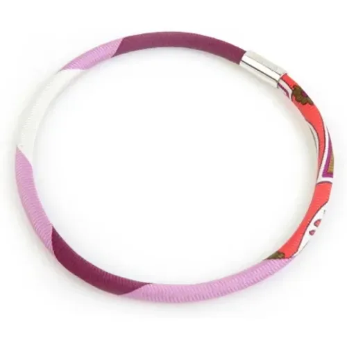 Pre-owned Jewellery, female, , Size: ONE SIZE Pre-owned Silk bracelets - Hermès Vintage - Modalova