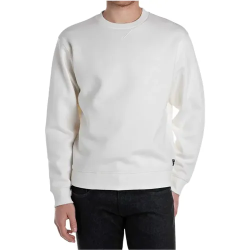 Sweatshirts, male, , Size: XL Crew Neck Sweatshirt - Replay - Modalova