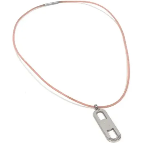 Pre-owned Jewellery, female, , Size: ONE SIZE Pre-owned Fabric necklaces - Hermès Vintage - Modalova