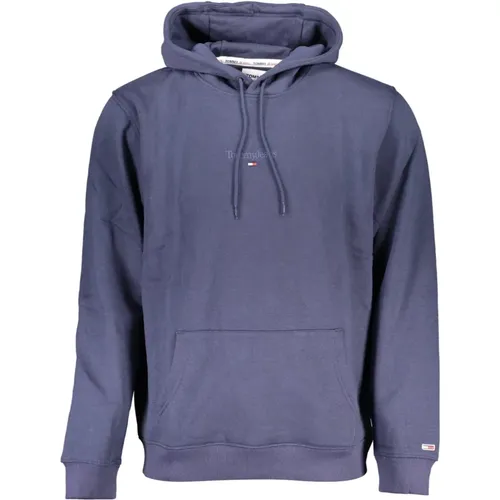 Hooded Sweatshirt with Embroidery , male, Sizes: XL, M, L, S, 2XL - Tommy Hilfiger - Modalova