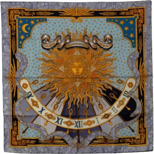 Pre-owned Scarves, female, , Size: ONE SIZE Pre-owned Silk scarves - Hermès Vintage - Modalova