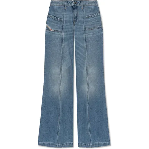 Flared Jeans, female, , Size: W26 L30 Flare Jeans D-Akii - Diesel - Modalova