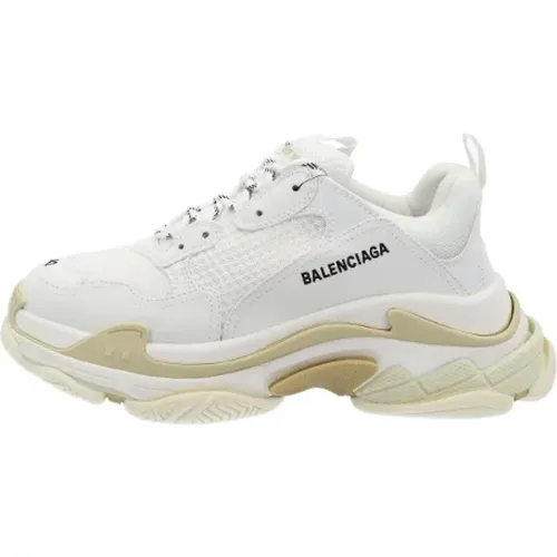 Polyester sneakers , male, Sizes: 6 UK - Balenciaga - Modalova