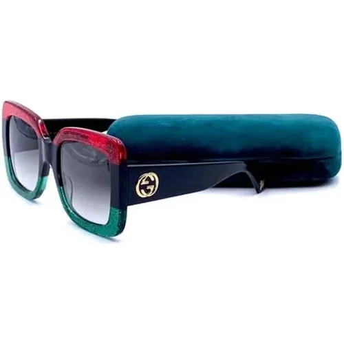 Pre-owned Accessories, female, , Size: ONE SIZE Excellent Square Frame Sungles - Gucci Vintage - Modalova