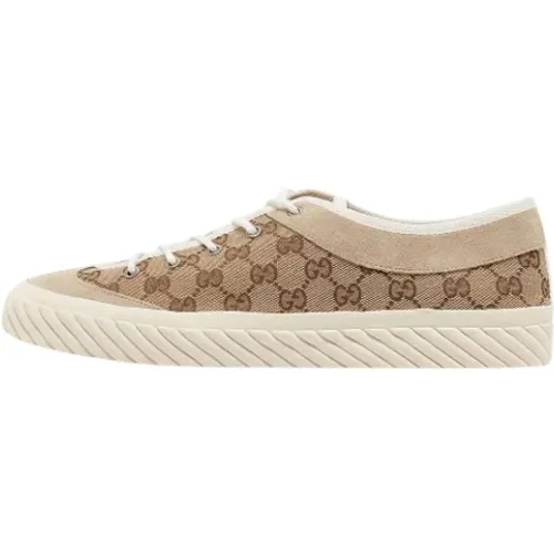 Pre-owned Canvas sneakers , male, Sizes: 12 UK - Gucci Vintage - Modalova