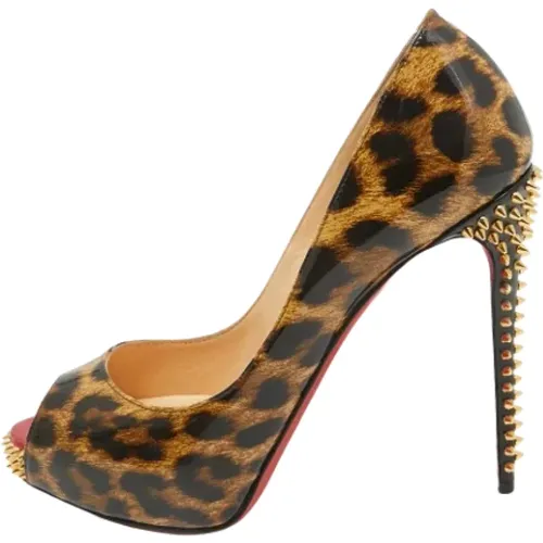 Pre-owned Leather heels , female, Sizes: 5 UK - Christian Louboutin Pre-owned - Modalova