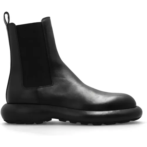 Chelsea Boots, male, , Size: 8 US Leather ankle boots - Jil Sander - Modalova