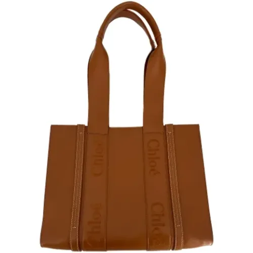 Pre-owned Tote Bags, female, , Size: ONE SIZE Pre-owned Leather handbags - Chloé Pre-owned - Modalova