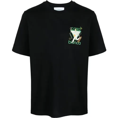 Printed T-Shirt - LE JEU , male, Sizes: XL, L, S, 2XL, M - Casablanca - Modalova
