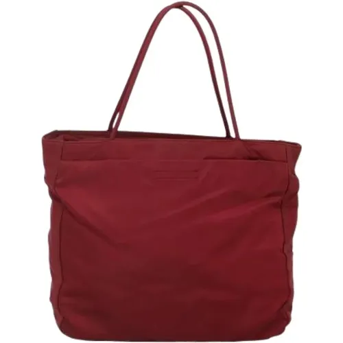 Pre-owned Tote Bags, female, , Size: ONE SIZE Pre-owned Nylon Tote Bag - Prada Vintage - Modalova