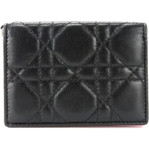 Pre-owned Leather wallets , female, Sizes: ONE SIZE - Dior Vintage - Modalova