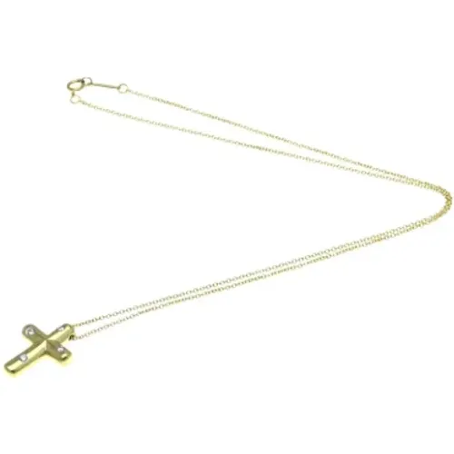 Pre-owned Jewellery, female, , Size: ONE SIZE Pre-owned Gold necklaces - Tiffany & Co. Pre-owned - Modalova