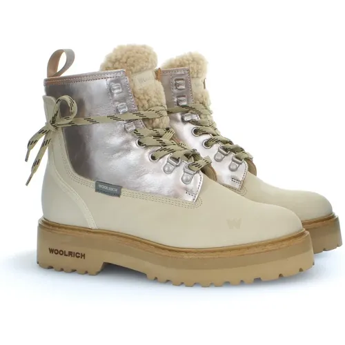 Lace-up Boots, female, , Size: 9 US Stylish Boots for Outdoor Adventures - Woolrich - Modalova