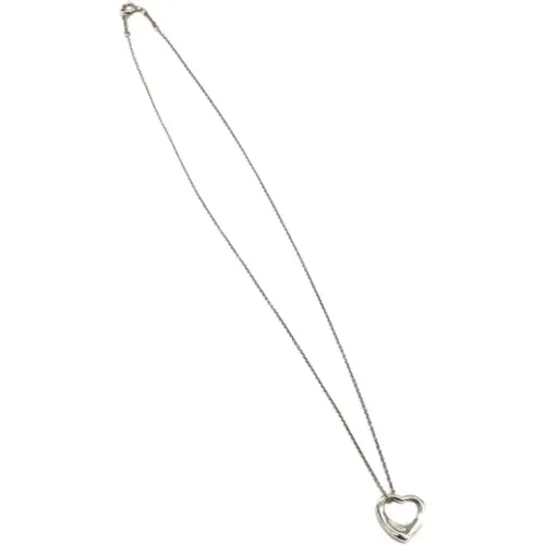 Pre-owned Jewellery, female, , Size: ONE SIZE Pre-owned Silver necklaces - Tiffany & Co. Pre-owned - Modalova