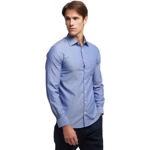 Soho Extra-Slim Fit Nonira-Hemd, Dobby, Ainsley Collar , Herren, Größe: S - Brooks Brothers - Modalova