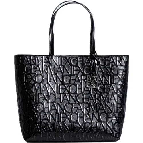 Schwarze Handtasche für Frauen - Armani Exchange - Modalova