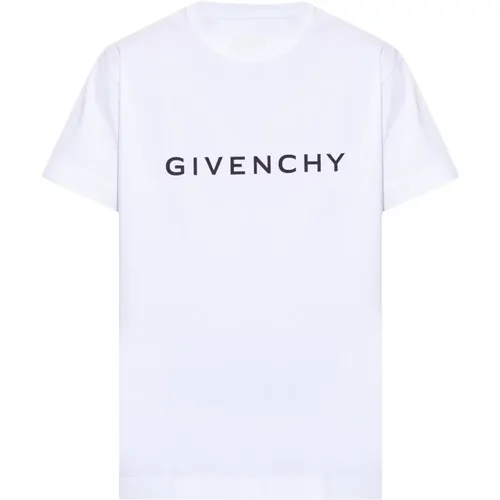 T-Shirts, male, , Size: L T-shirt with logo - Givenchy - Modalova