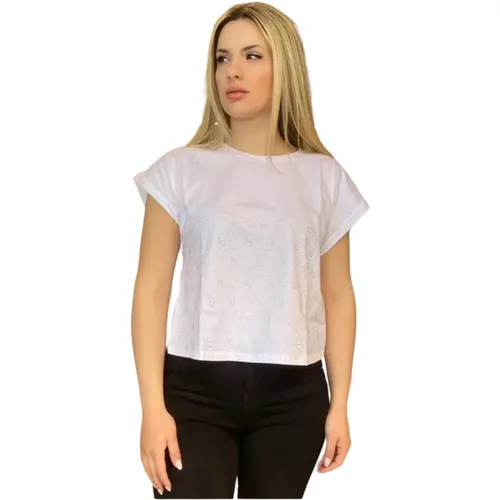 Casual Cotton T-Shirt for Women , female, Sizes: S, XS - Liu Jo - Modalova