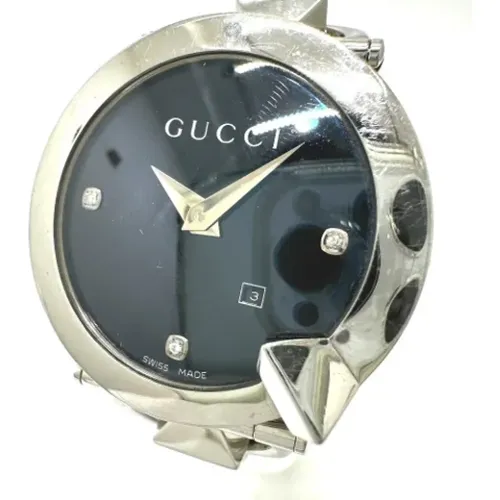 Pre-owned Stainless Steel watches , female, Sizes: ONE SIZE - Gucci Vintage - Modalova